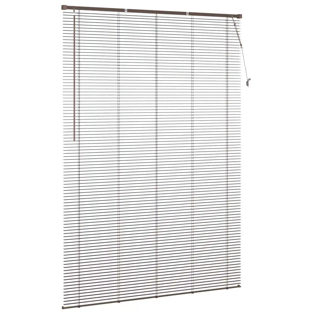 Tenda Veneziana Marrone Scuro con Motivo 213 x 150 cm PVC 42003808
