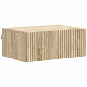 Mobiletto da notte a muro Rovere Sonoma 49 x 34,5 x 20 cm 898449