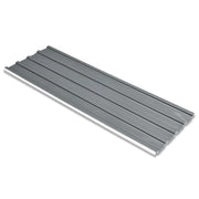 Pannello per tetto 12 pcs Grigio 129 x 45 cm Acciaio zincato