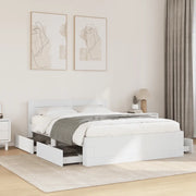 Giroletto con Testiera senza Materasso Bianco 140x200 cm 3295562