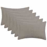 Federa 6 pcs HEERLEN Grigio Chiaro 50 x 70 cm Bouclé 911338