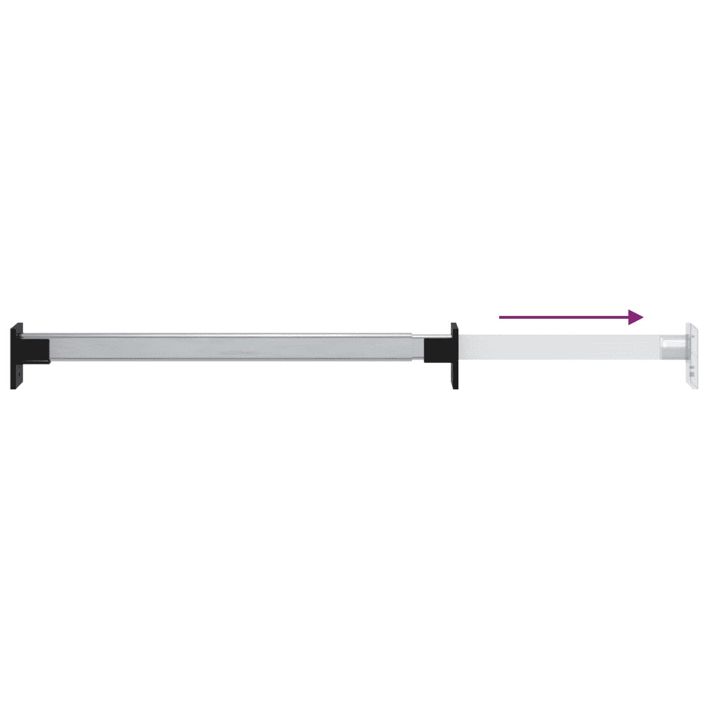 Aste Telescopiche per Armadi 4 pz Argento 58-100 cm CFW3739651