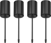 Quattro pezzi - supporto candela - supporto candela - candelabro - decorazione natalizia candelabri - candelabro metallico - decorazioni natalizie - arredamento domestico - accessori candela - 2,5*2,5*11 cm - nero