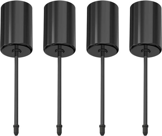 Quattro pezzi - supporto candela - supporto candela - candelabro - decorazione natalizia candelabri - candelabro metallico - decorazioni natalizie - arredamento domestico - accessori candela - 2,5*2,5*11 cm - nero