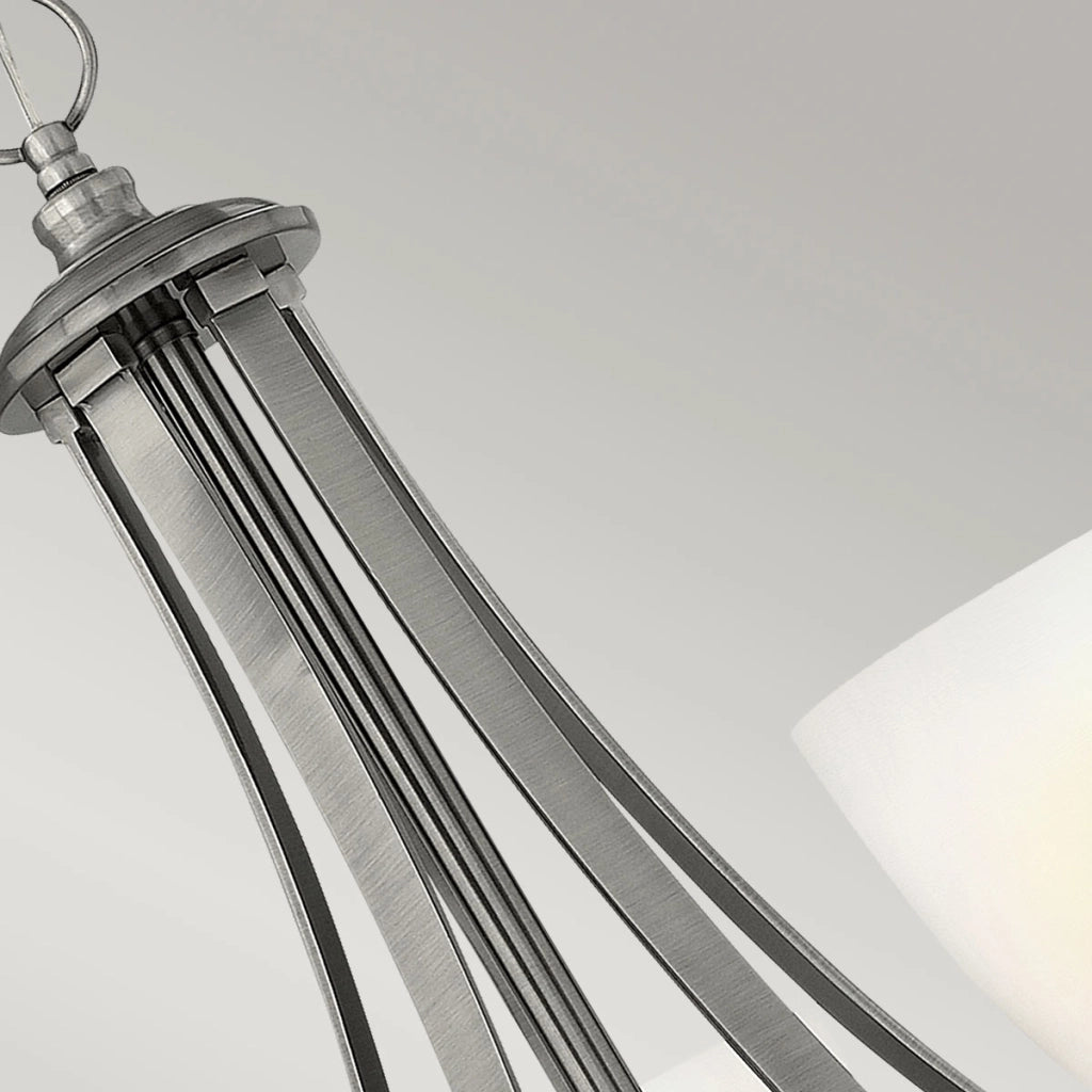 Lampadario nichel anticato Truman 5xE27 60W Hinkley
