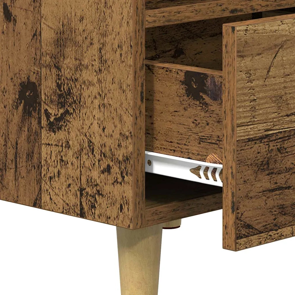 Armadietto per letto 2 pz Legno vecchio 40 x 35 x 47.5cm CFW4287016