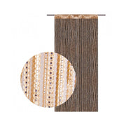 Trade Shop - Tenda A Fili Filo Frange Oro Argento 100x200cm Per Arredo Interni Porta Finestra -