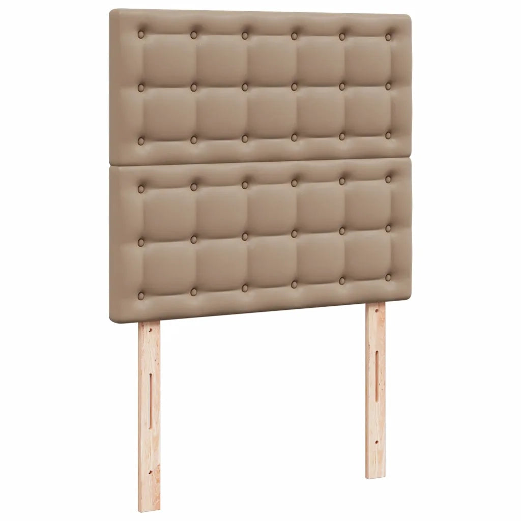 Letto Pouf con Materasso Cappucino 80x200 cm Similpelle 3312975