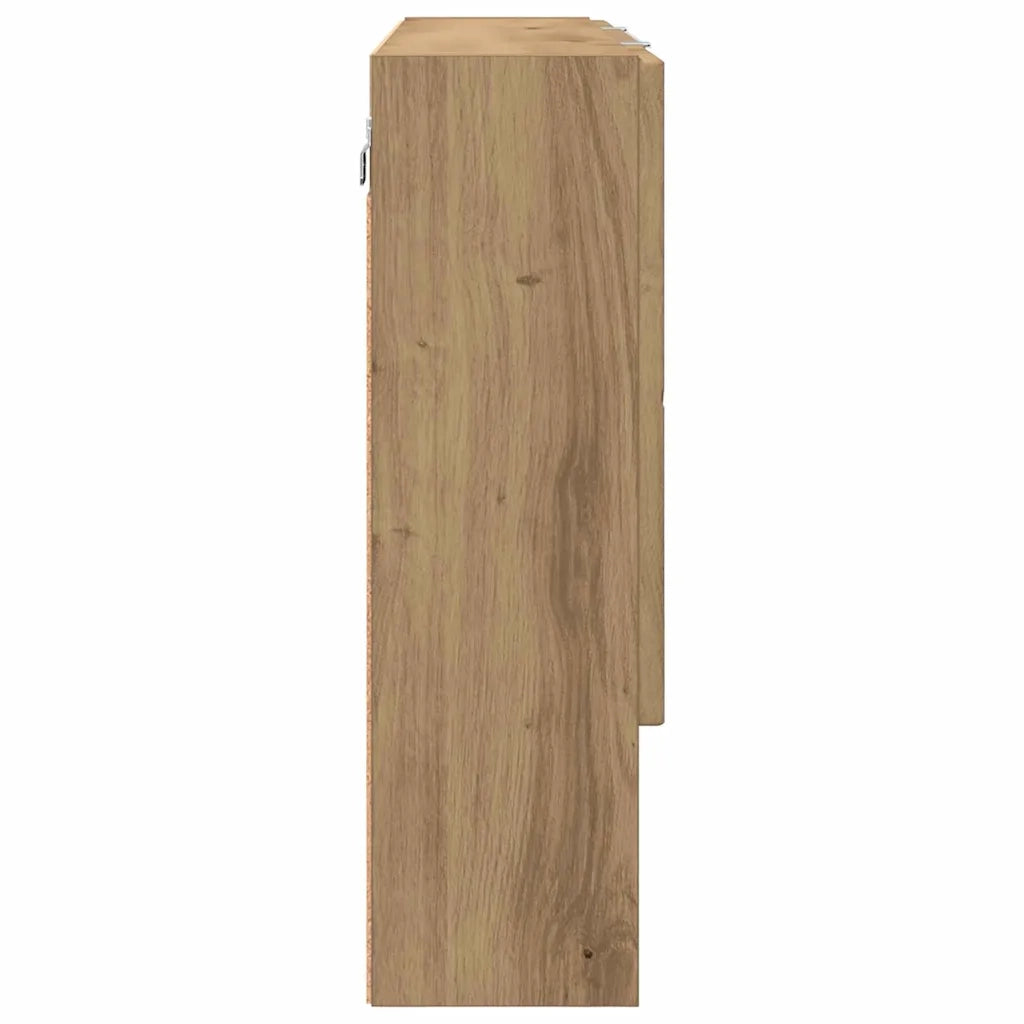 Mobiletto per specchio Rovere artigianale 80 x 17 x 55 cm 883363