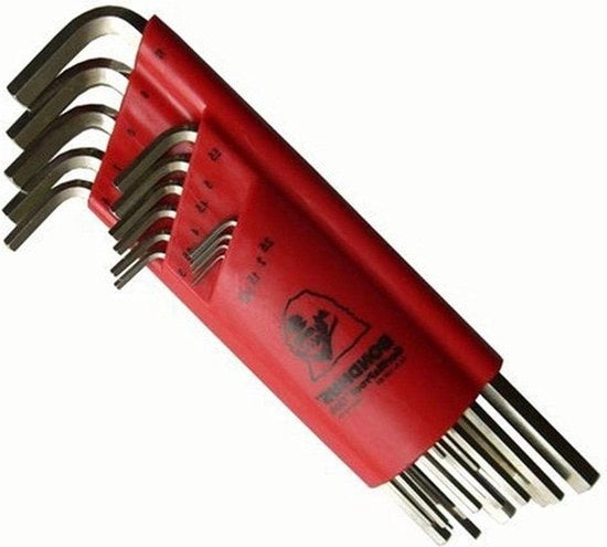 Set di Chiavi a Sei Punte 17195 Precisione Alta Resistenza Acciaio HLX15MML 1,27mm-10mm