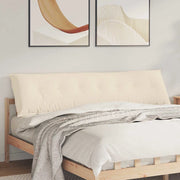 Cuscino per Schiena Beige 200 x 50 cm Tessuto in Microfibra