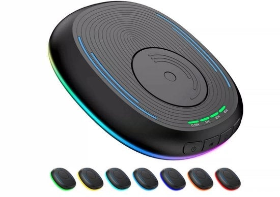 Mover per mouse - Lavorazione da casa - Profilo del mouse - Tasti per muoverti - Previene che lo schermo del laptop entri in modalità standby - Nero