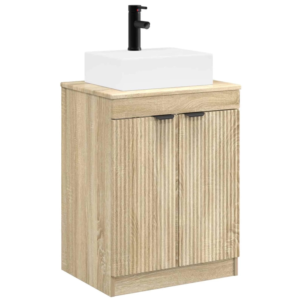 Set di mobili per il bagno Rovere Sonoma Legno ingegnerizzato 3404242