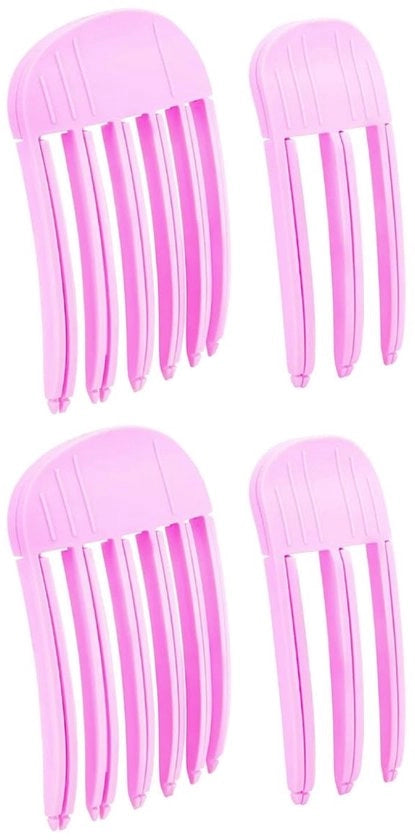Clips per Capelli Volume - 4 Pezzi - Clips per Capelli Donne - Capelli Ricci - Facili da Usare - Blu