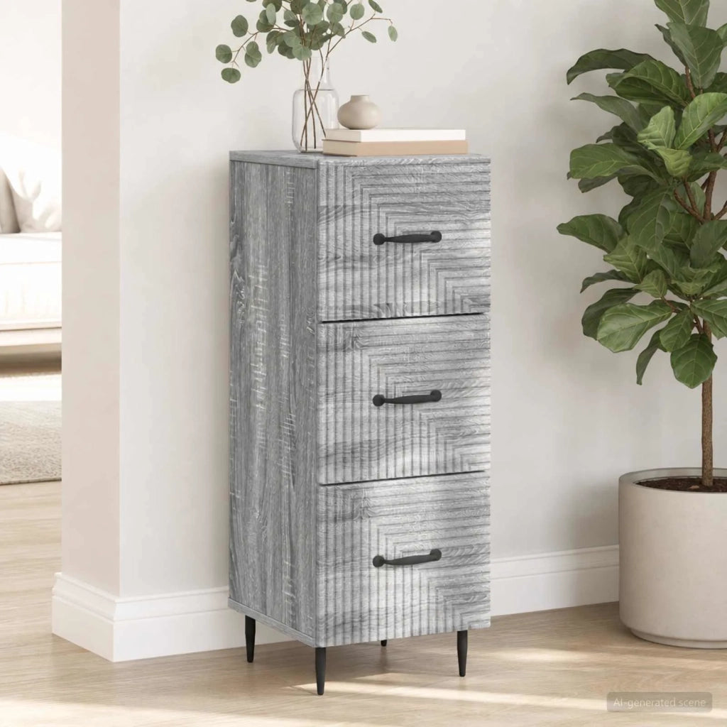 Mobile con Cassetti Grigio Sonoma 33 x 34,5 x 89,5 cm 894851