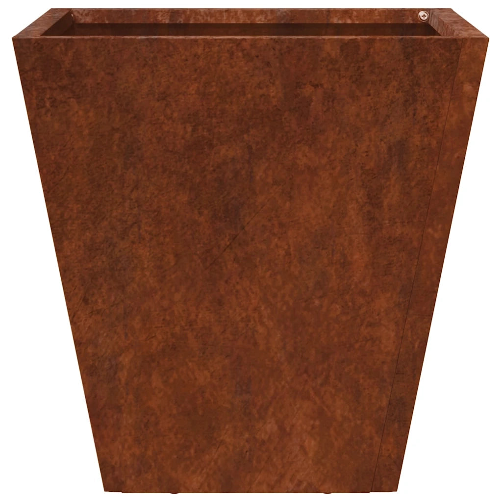 Fioriera da Giardino 30x30x30 cm in Acciaio Corten 851050