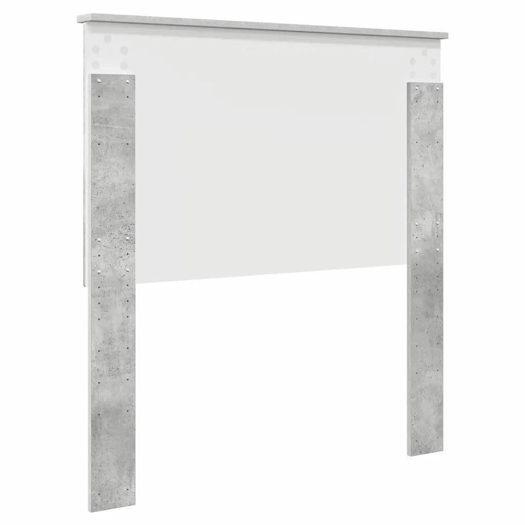 Testiera-Testata-Testiera Decorativa Grigio cemento 75 cm Legno multistrato 950876