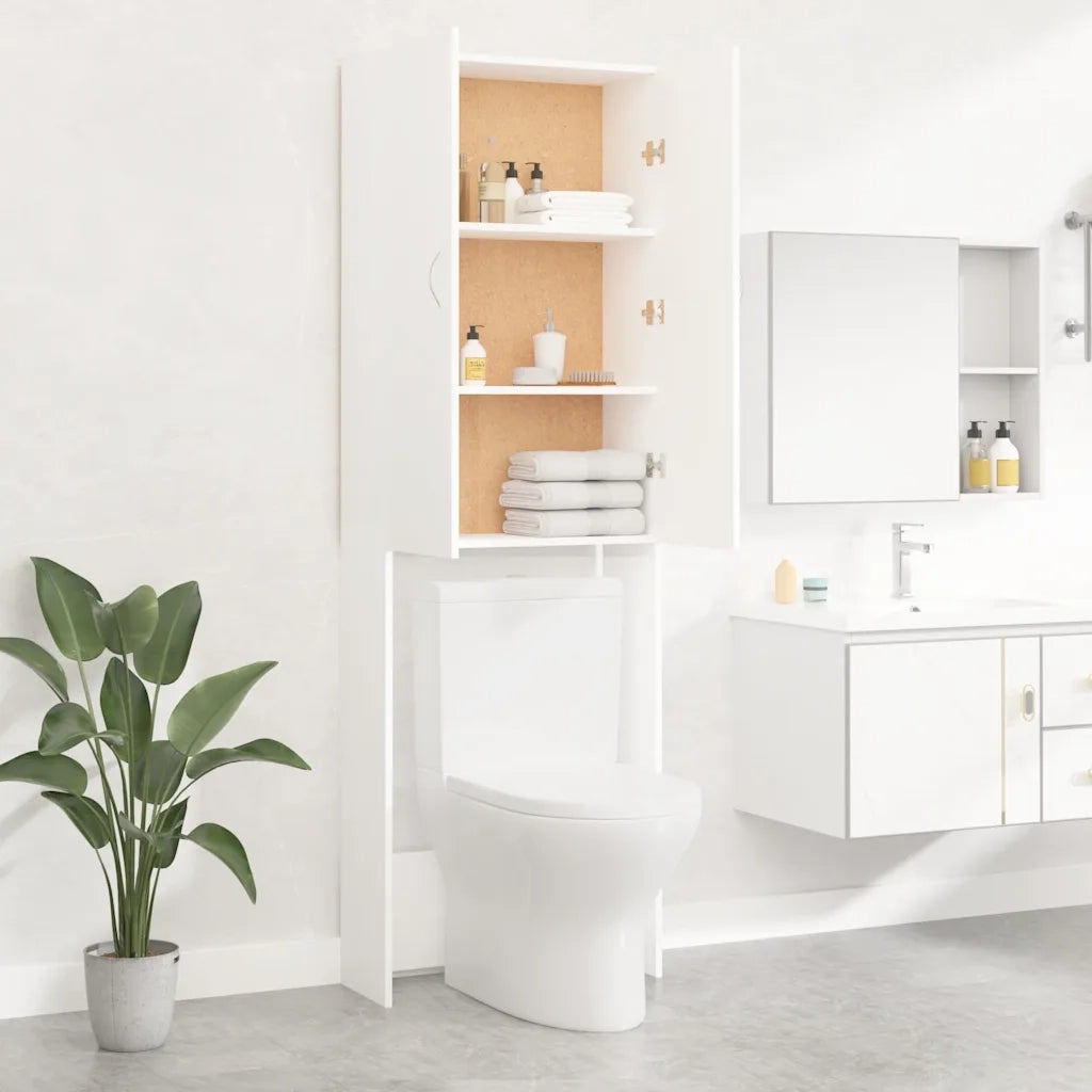 Mobile per Lavatrice Bianco 64x25,5x190 cm  cod mxl 64901