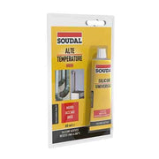 SILICONE ALTE TEMPERATURE IN BLISTER SOUDAL 60 ml - Rosso - SOUDAL