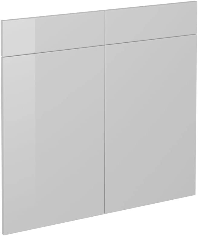 Frontale cucina R-Line, Bianco lucido, 79.2 x 70.8 cm frontale del mobile per mobile base con cassetti