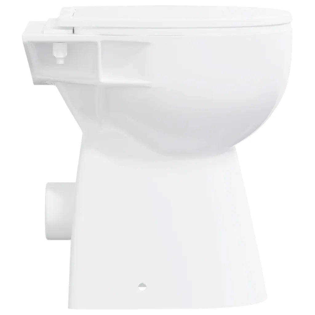 WC Sospeso con Design Senza Bordi 7 cm Altezza elevata Ceramica