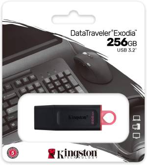 Kingston technology datatraveler drive flash usb 3.2 - usb ® exodia - DTX/256GB