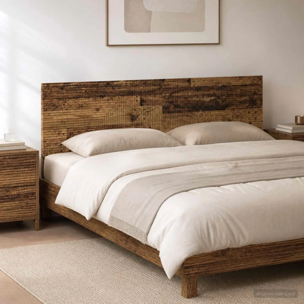 Testiera da Muro HAARLEM Legno antico Legno ingegnerizzato 896933