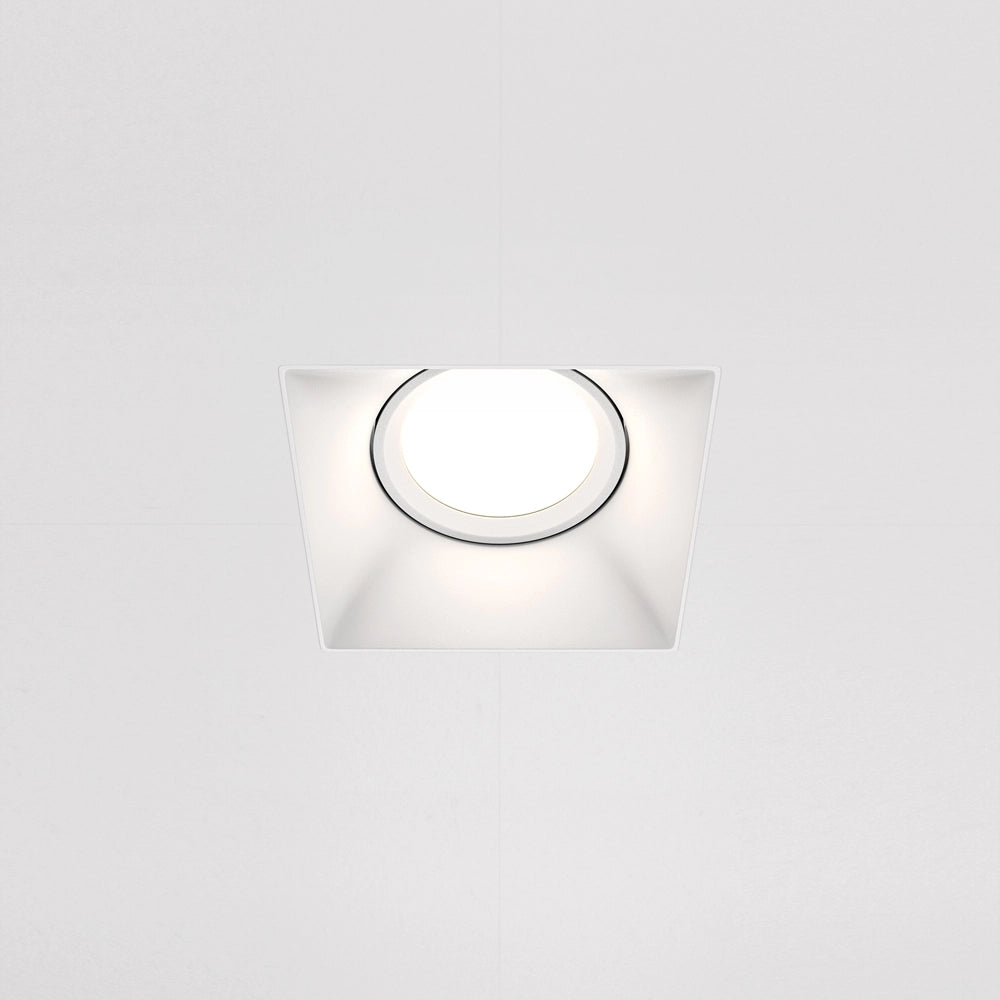 Maytoni DOT faretto incasso soffitto quadrato bianco GU10