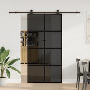 Porta Scorrevole con Ferramenta Vetro Temperato Alluminio 3333024