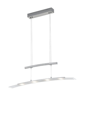 Lampada a Sospensione da Interno a LED in Metallo Nickel Opaco