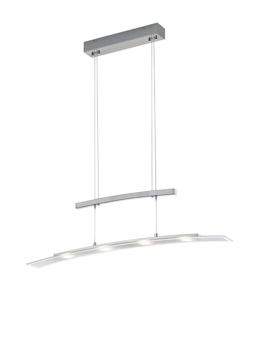 Lampada a Sospensione da Interno a LED in Metallo Nickel Opaco