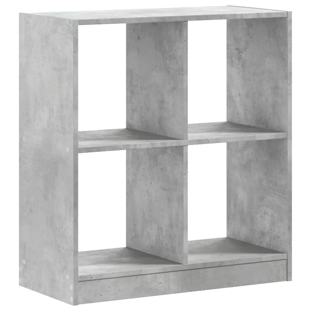 Libreria Grigio Cemento 68,5x32x75 cm in Legno Multistrato 852810