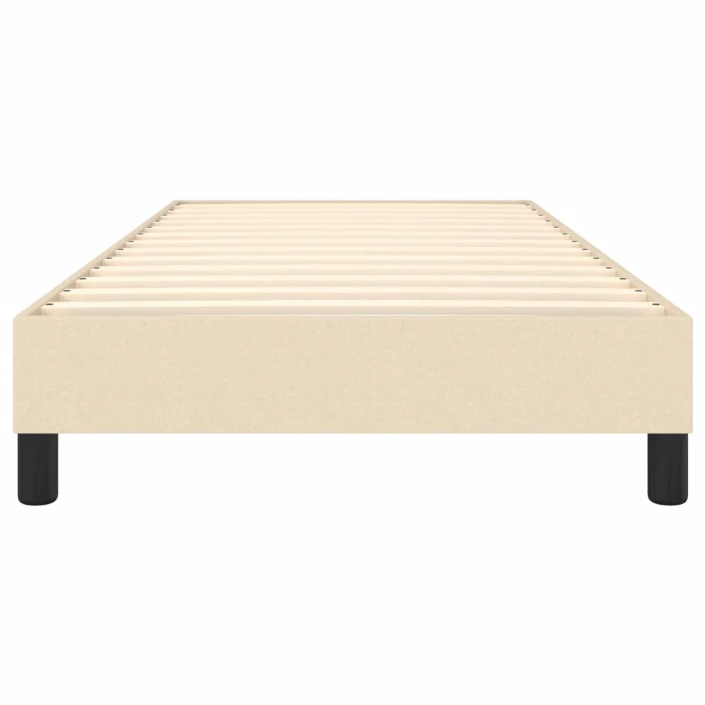 Giroletto senza Materasso Crema 90x200 cm in Tessuto