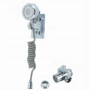 Trade Shop - Kit Doccetta Per Lavandino Soffione Bagno Con Supporto Staffa Deviatore Laccio 87499 -
