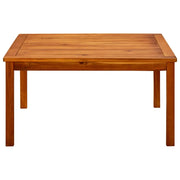 Tavolino da Giardino-Tavolo da Esterno-Tavolino da Patio 85x85x45 cm in Legno Massello di Acacia