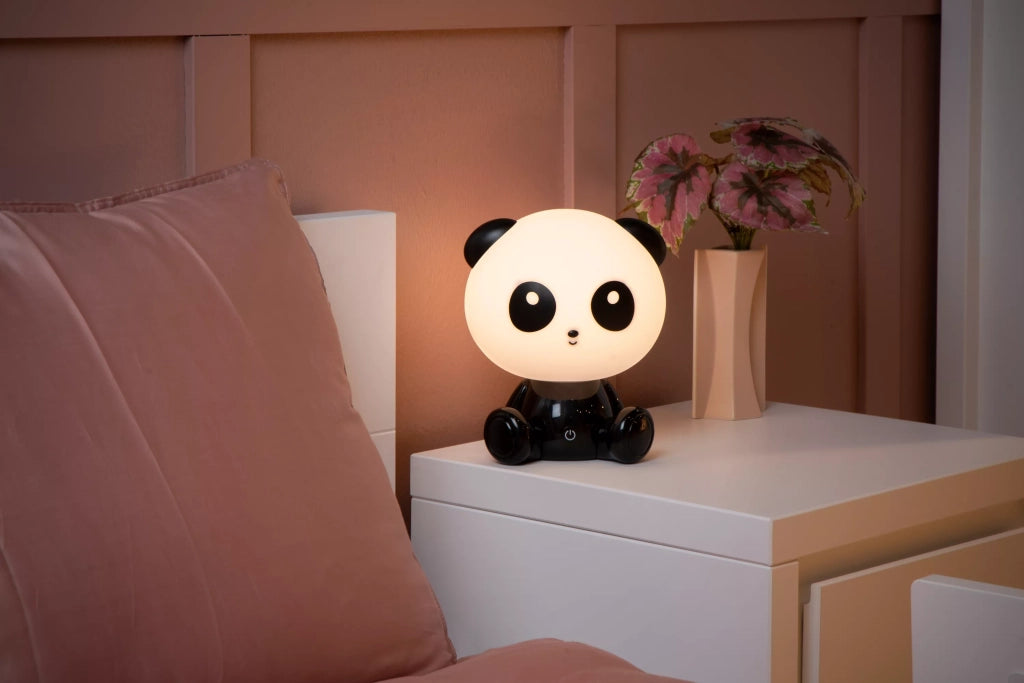 Lampada da tavolo Panda b/n LED 3W dimmer Lucide Dodo