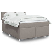 Giroletto a Molle con Materasso Tortora 160x200 cm in Tessuto 3285936