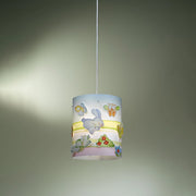 Sospensione Moderna Animal Farm Polilux ® Grafica Animali Fattoria 1 Luce E27