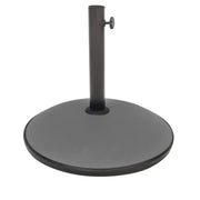 Base per ombrellone in cemento 15 kg - Dimensioni 42x35 cm, diametro interno 30/35/38 mm