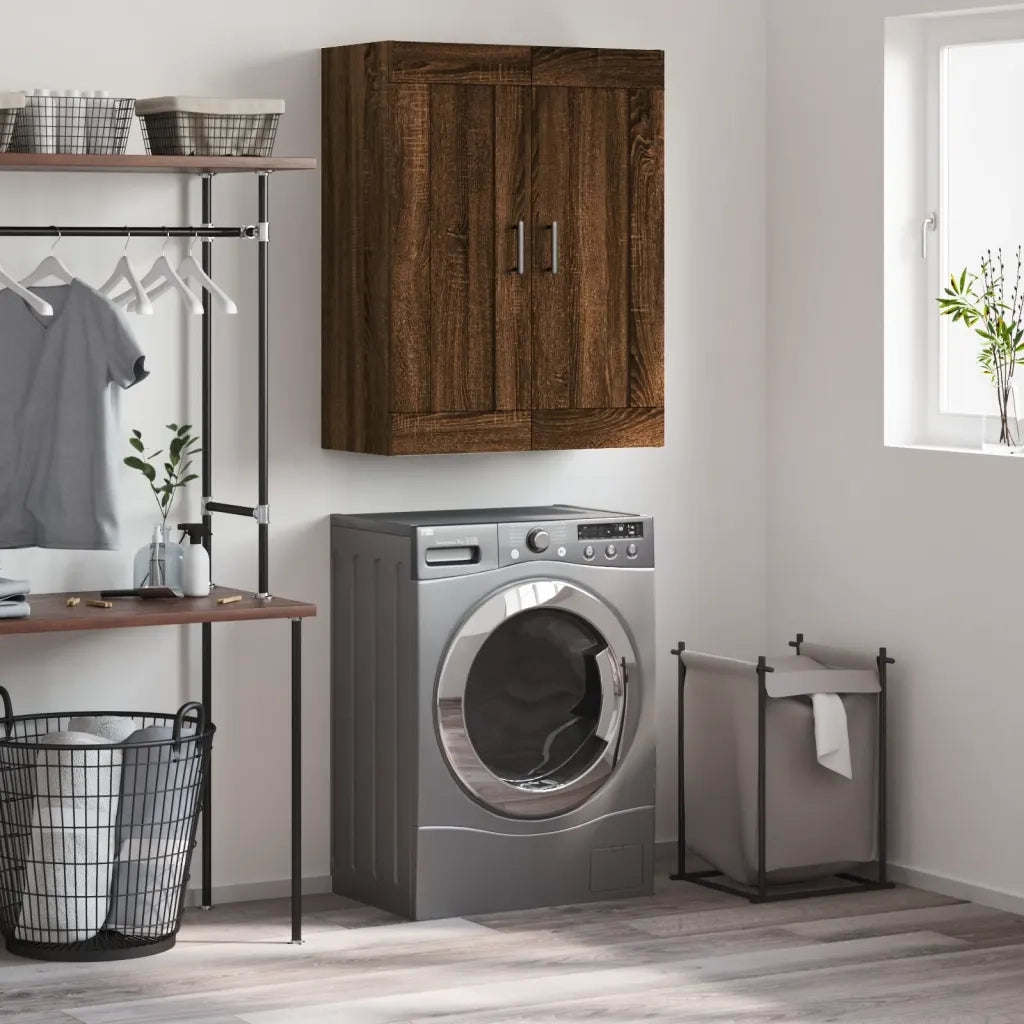 Mobile a Parete Rovere Marrone 69,5x34x90 cm Legno Multistratocod mxl 80969