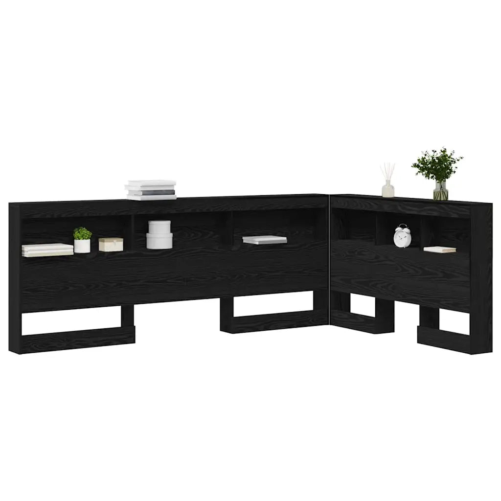 Testiera | Testata contenitore Rovere Nero 207,5 x 137,5 x 76,5 cm