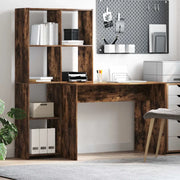 Scrivania Rovere fumé 138,5 x 55 x 143 cm Legno ingegnerizzato 3337253