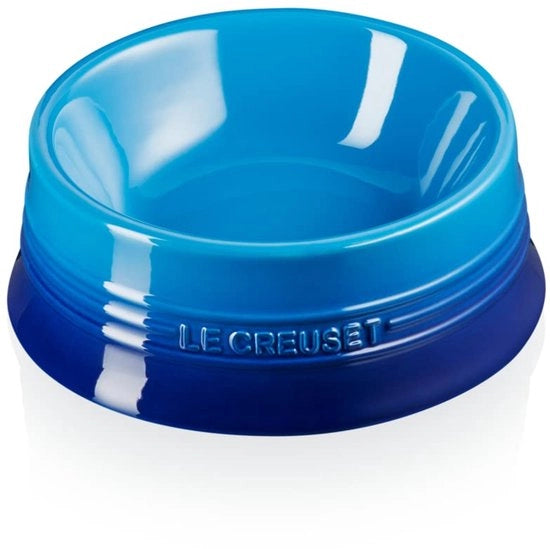 Bacetto in ceramica per animali domestici, dimensioni L, 22,8 x 8,4 cm, 850 ml, azzurro scuro, 61401032200099