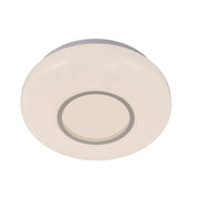 LÚZETE - LAMPADA DA SOFFITTO LED JACOBO 12 W 4000K CROMO BIANCO OPACO