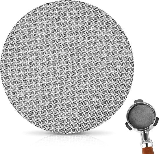 Filtro a Puck per Espresso con Schermo di Rimpiazzo per Portafilter da 51 mm - Filtro a Maglia in Acciaio Inossidabile Reutilizzabile, 17 mm di Spessore, 150 m.