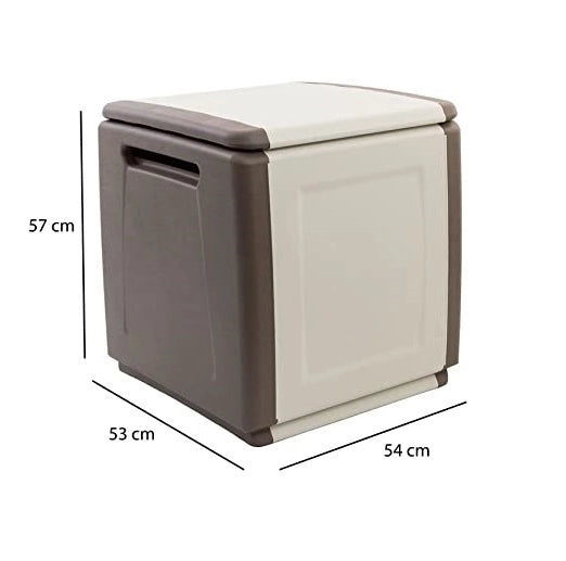 BAULE MULTIUSO IN POLIPROPILENE 54 X 53 X H57 CM 130 LITRI