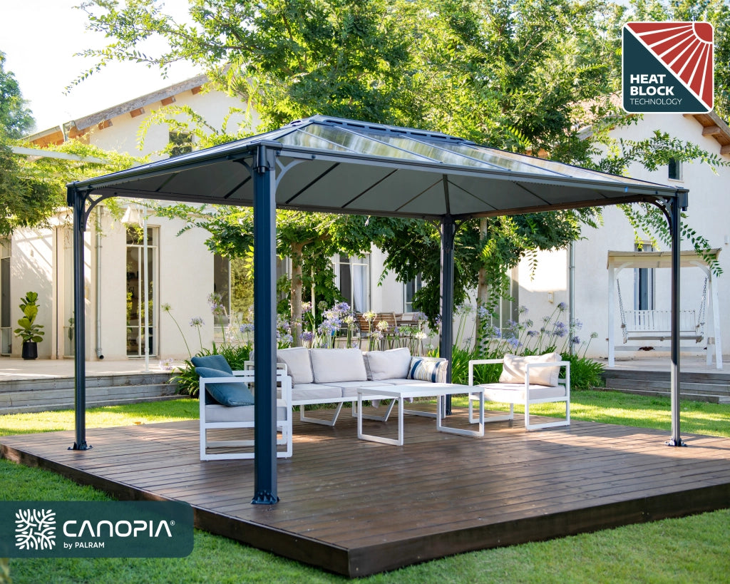 Canopia Martinique Gazebo in Alluminio 3X4.3 m