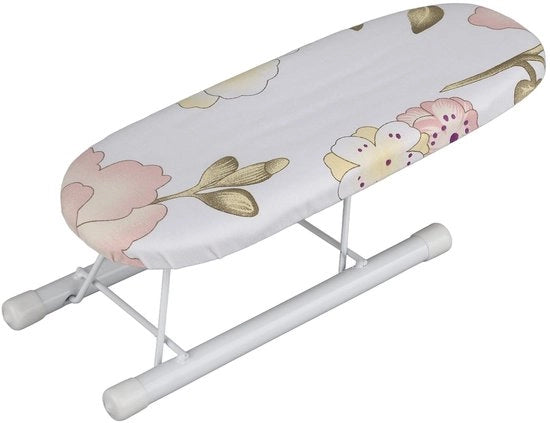 Piastra da stirare pieghevole - Mini Piastra da stirare - Tela di cotone - Cuscino antiscivolo - Spazievolutivo - Per maniche e colletti - Mini tavolo da stirare