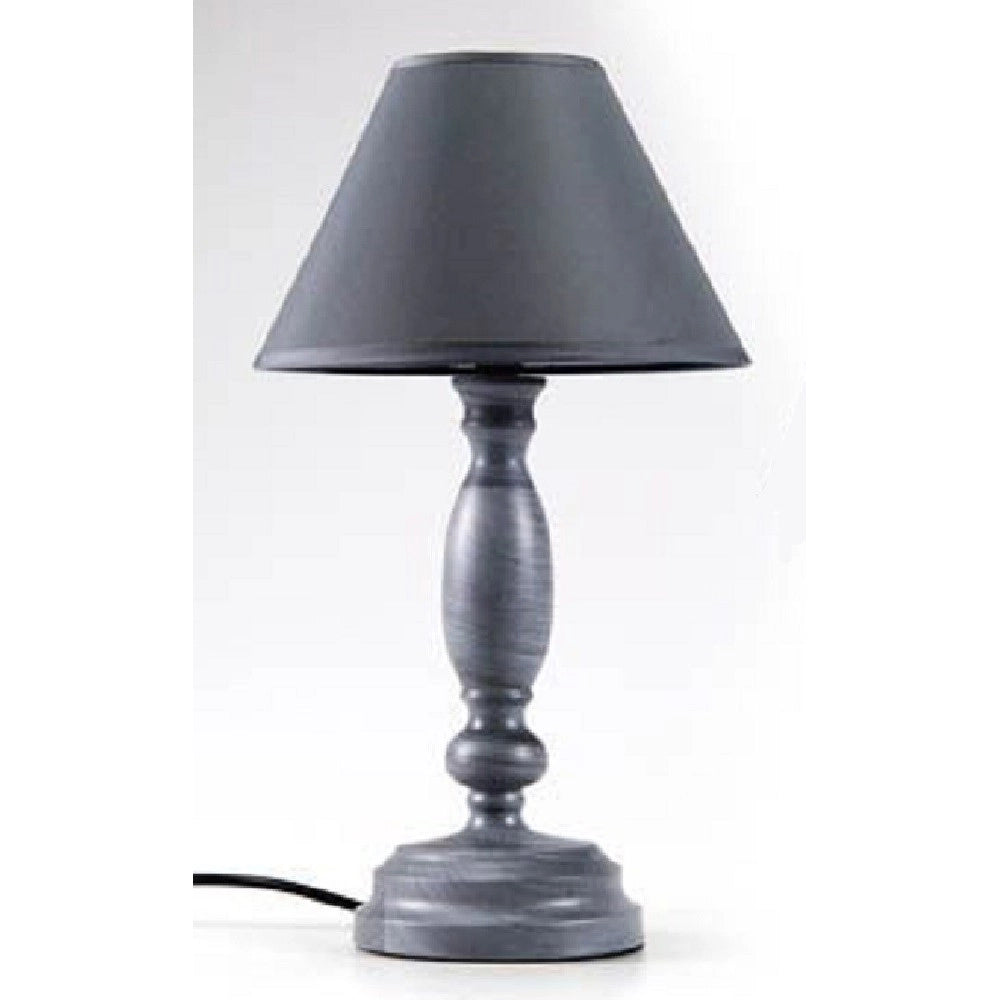 Trade Shop - Lumetto 35cm Shabby Chic Lampada Da Tavolo Scrivania Abat Jour Colori Ass 679469 -
