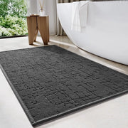 Matrice antiscivolo - lavabile - nero - 40 x 60 cm